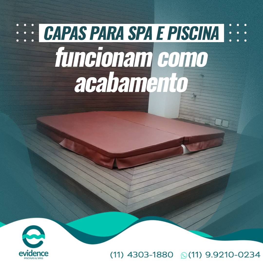 Capas para spa e piscina funcionam como acabamento