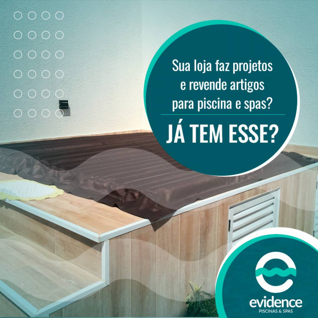 Sua loja faz projetos e revende artigos para piscina e spas? Já tem esse?