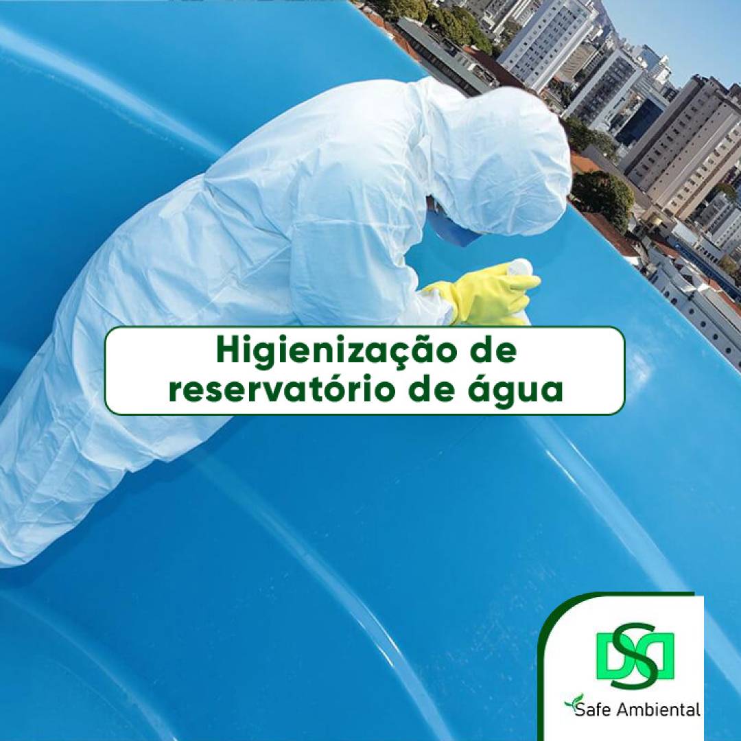 Higienização de reservatório de água - DS Safe Ambiental